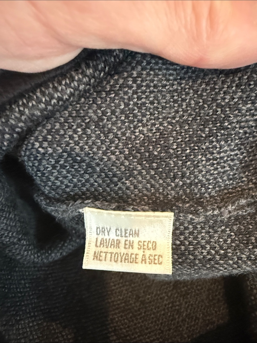 Jones New York Gray and Black Merino Wool Sweater SZ S - Picture 8 of 8